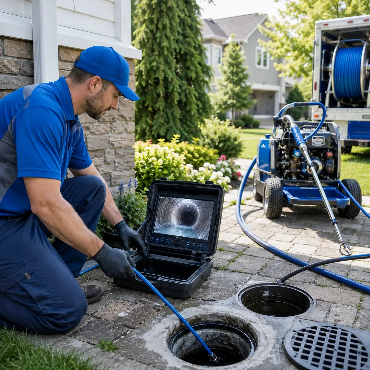 Outdoor drain cleaning professionals serving Elba, AL